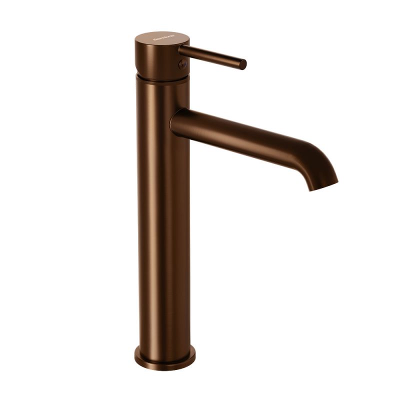 Смеситель для раковины высокий Damixa Scandinavian Pure розовое золото, 360250500