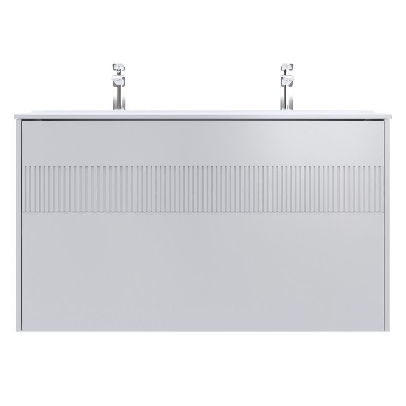 База AM.PM Func 2 ящика (push-to-open), 120 см, цвет белый матовый M8FFUX1202WM