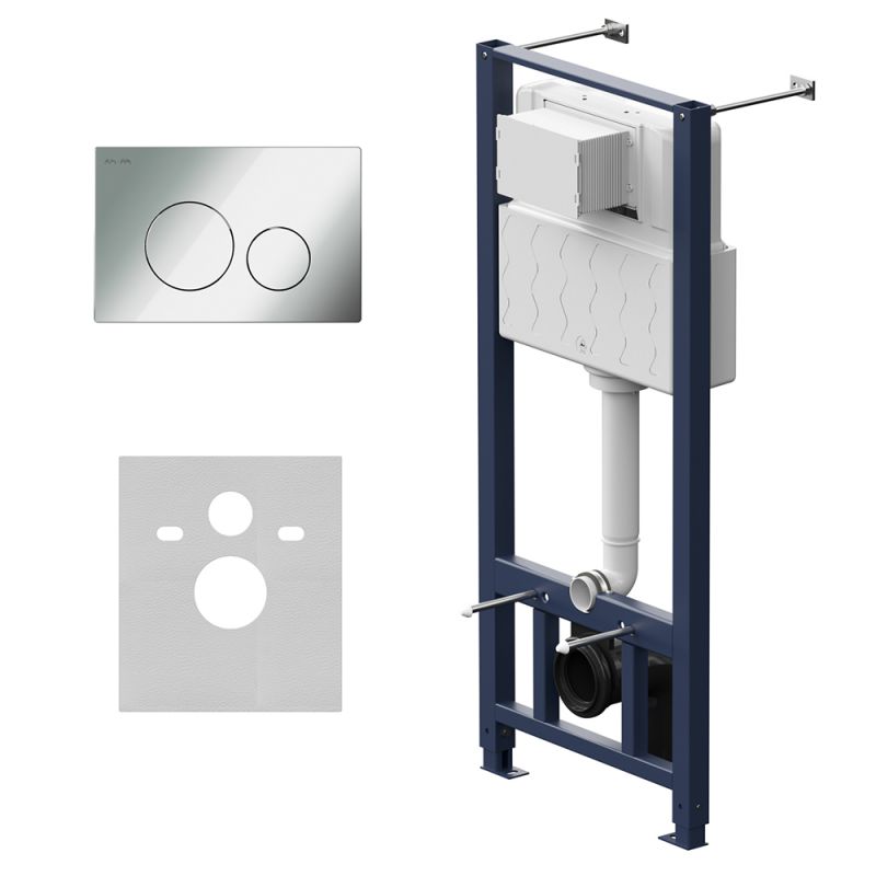 Инсталляция для подвесного унитаза с пневматической клавишей Pro L AM.PM I012704.9051