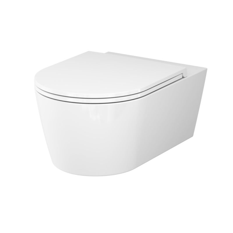 Подвесной унитаз 54см AM.PM Func FlashClean с сиденьем микролифт, C8F1701SC