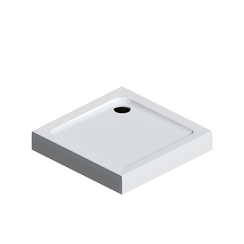 Душевой поддон AM.PM Gem квадратный, 90х90 с сифоном, белый W90T-403-090W