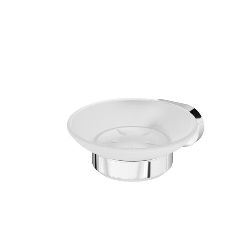 Стеклянная мыльница с настенным держателем, хром AM.PM Sense A7434200