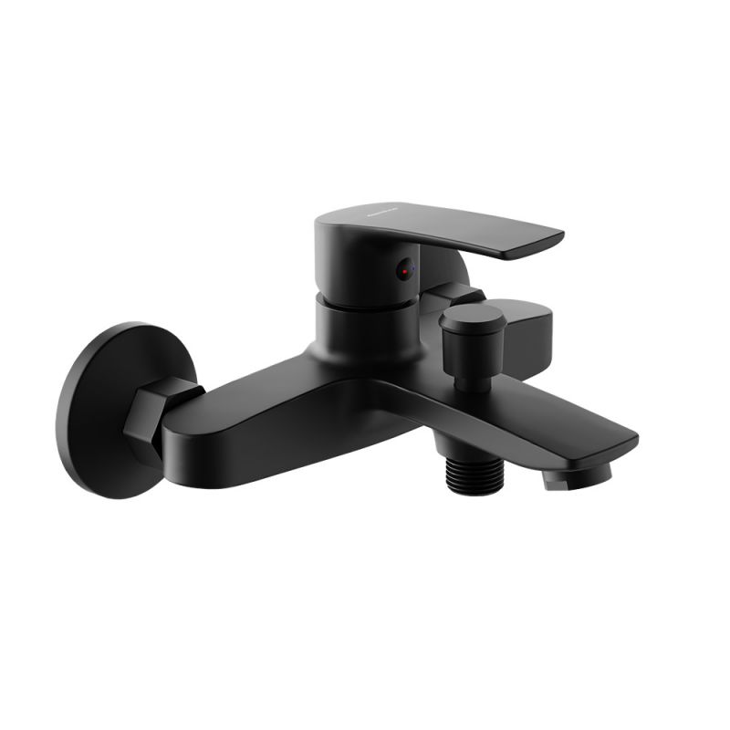 Смеситель для ванной и душа Damixa Eclipse 2.0 481000300, черный