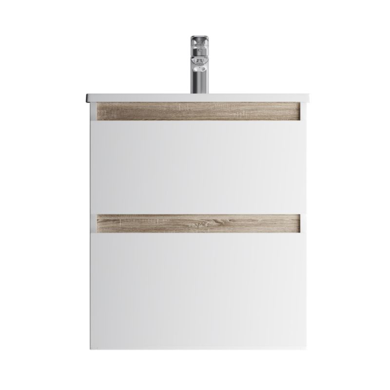 База под раковину AM.PM X-Joy, подвесная, 55 см, 2 ящика, белый глянец M85AFHX0552WG