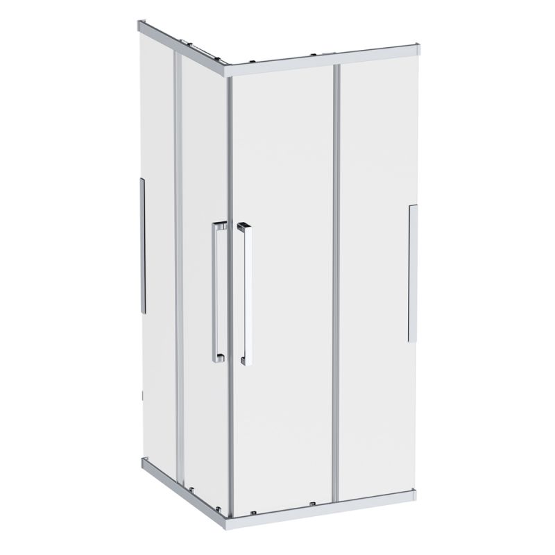 Душевое ограждение AM.PM Func Square Slide 90х90, мат хром, прозрачное W84G-403-9090-МТ