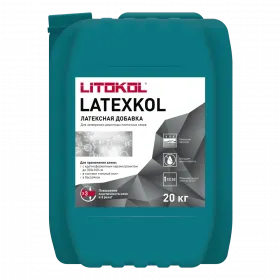Добавка Латексная Litokol Latexkol-m 20кг для Придания Эластичности Цементным Клеевым Смесям
