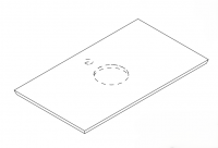 Столешница Mildue Noorth 2952 схема 1