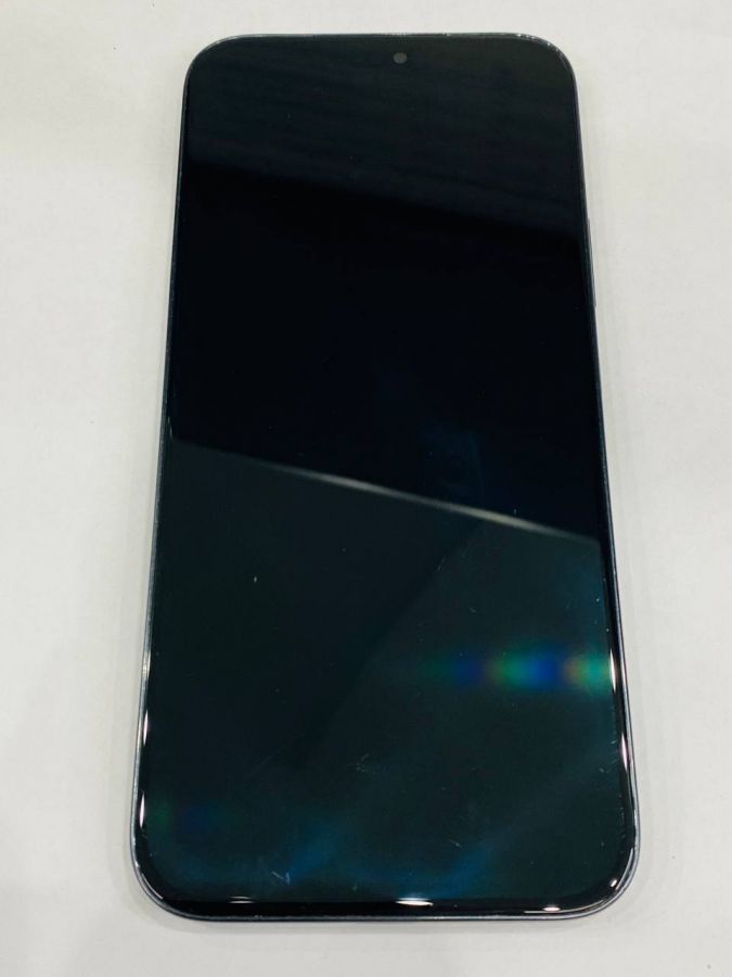 HONOR X8b дисплей оригинал с разбора в рамке с отпечатком пальца черный (мелкие царапины)