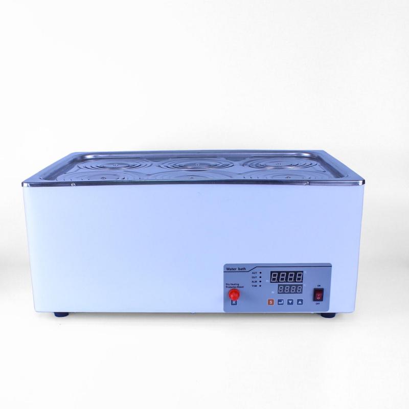 Водяная баня шестиместная Labdevices-6D на 18 литров, с защитой от перегорания без воды