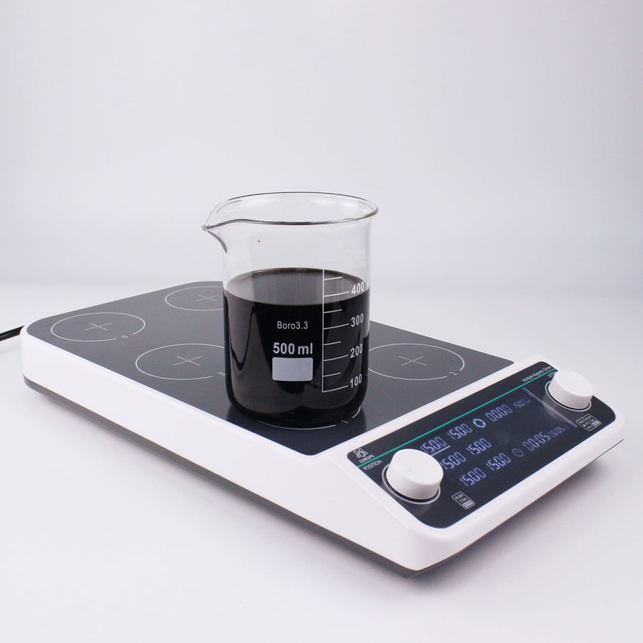 6-ти местная магнитная мешалка без нагрева c ЖК-дисплеем Labdevices-MMS-6PRO на 500 мл