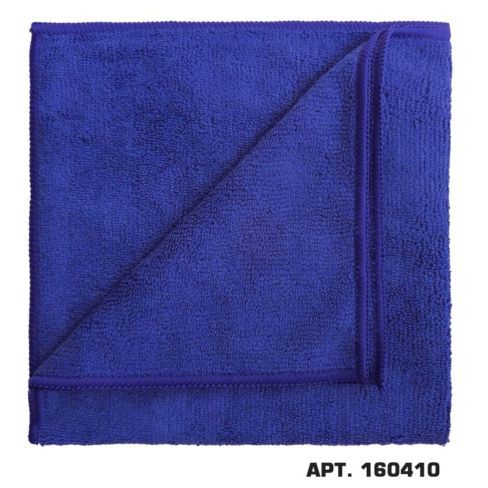 Radex MICROFIBER Многоразовые высокоэффективные полировальные салфетки 40см x 40см, цвет синий