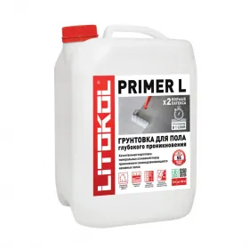 Грунтовка для Наливных Полов Litokol Primer L 5кг Белая для Внутренних Работ