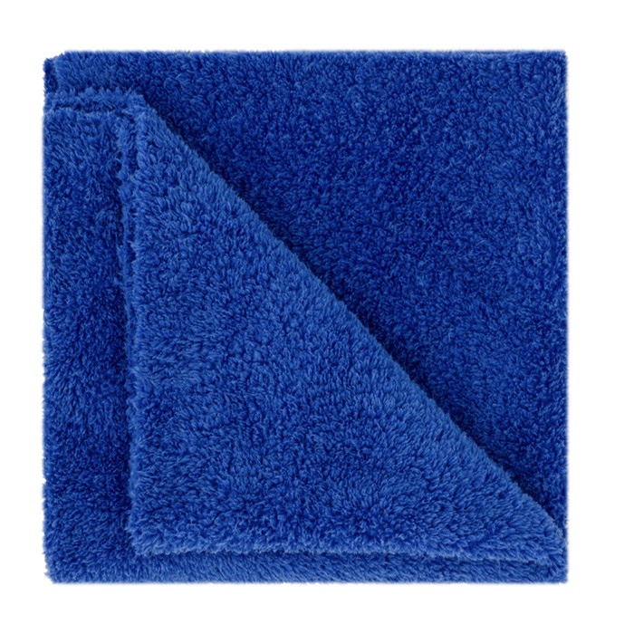 Radex PREMIUM Премиальная полировальная салфетка многоразовая без оверлока 40см x 40см, цвет синий