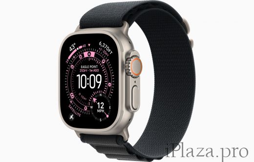 Apple Watch Ultra 3, 49 мм, Natural Titanium, Alpine Loop