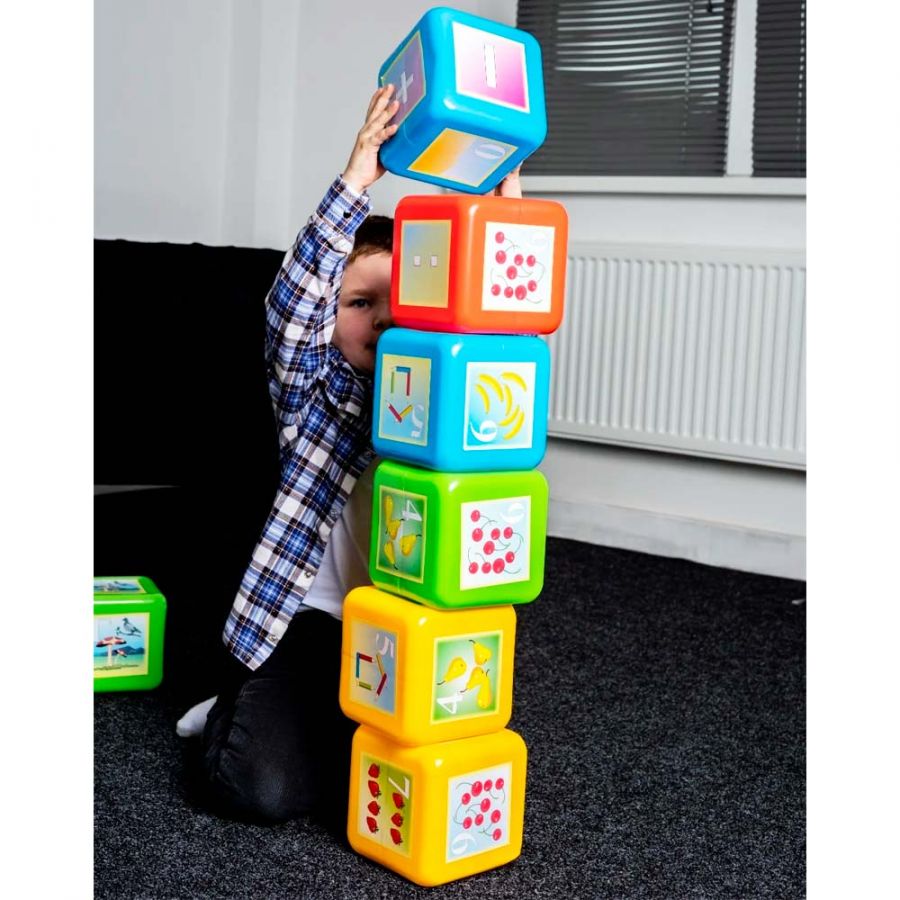 Набор Кубики "Математика" XL 8 деталей