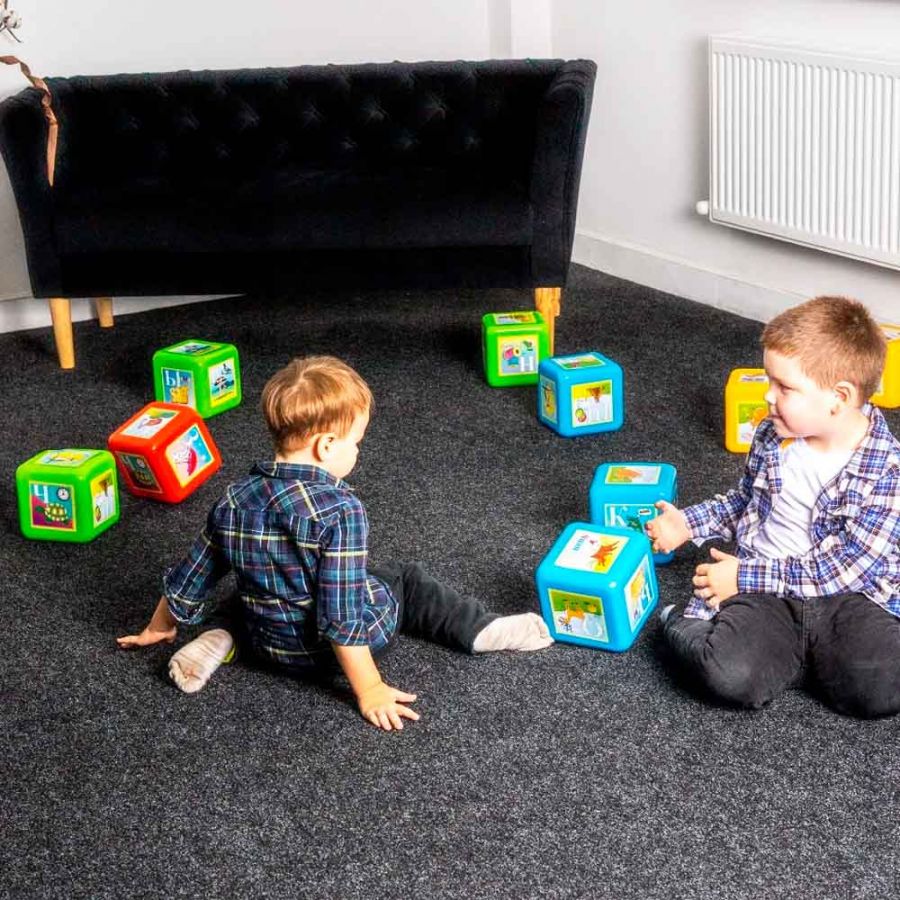 Набор Кубики "Азбука" XL 8 деталей