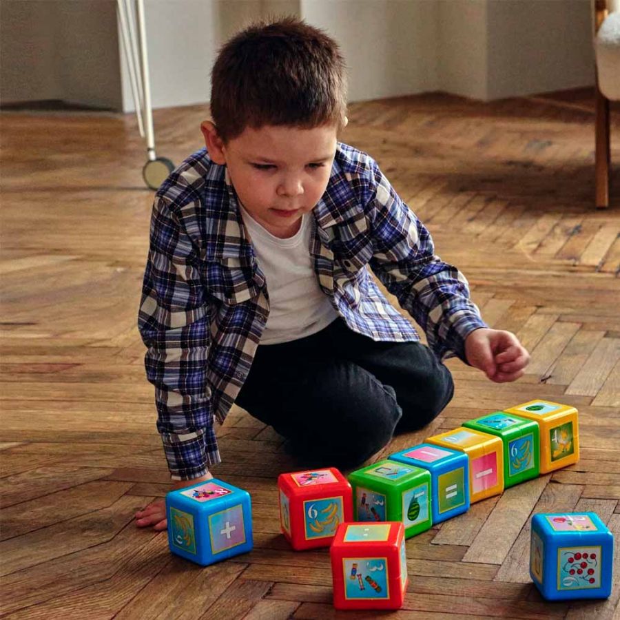 Набор Кубики "Математика" 10 деталей