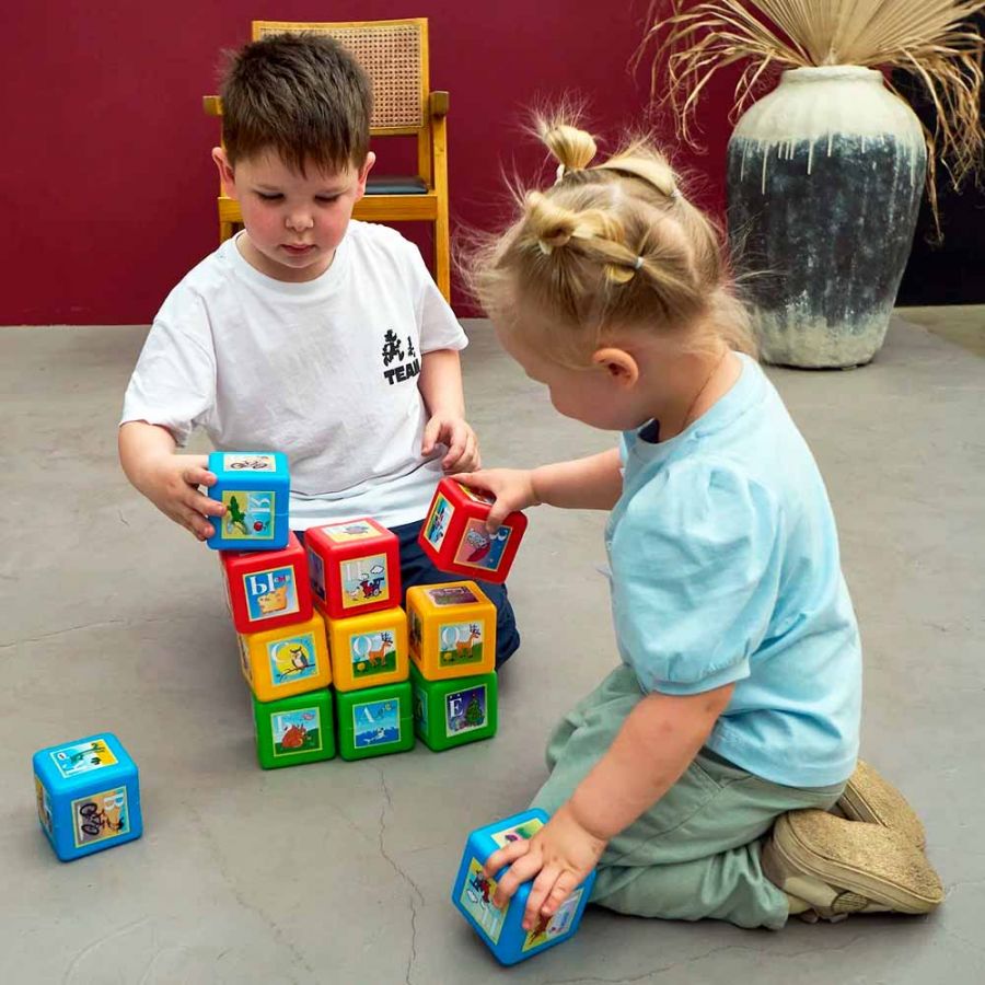 Набор Кубики "Азбука" 16 деталей