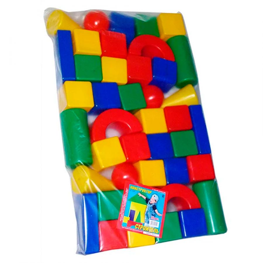 Конструктор "Строитель" (42 детали)