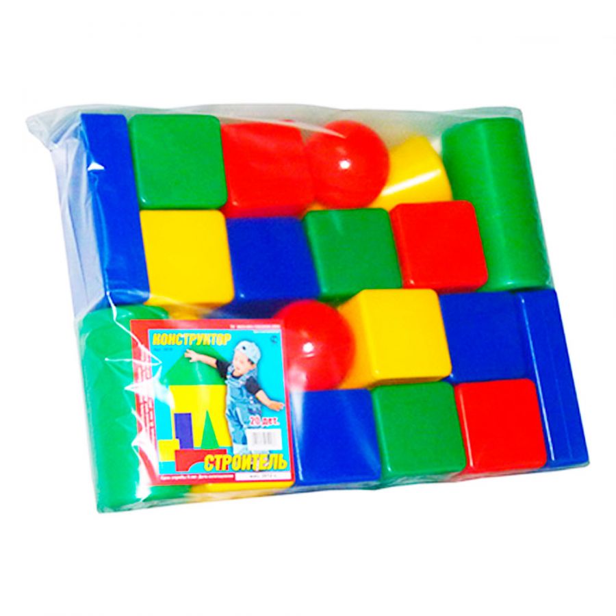 Конструктор "Строитель" (20 деталей)