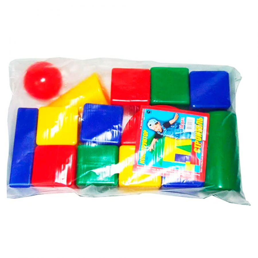 Конструктор "Строитель" (14 деталей)