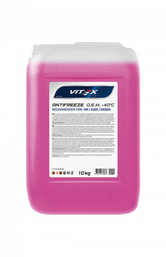 Антифриз Vitex O.E.M for VW Audi Skoda, 10кг