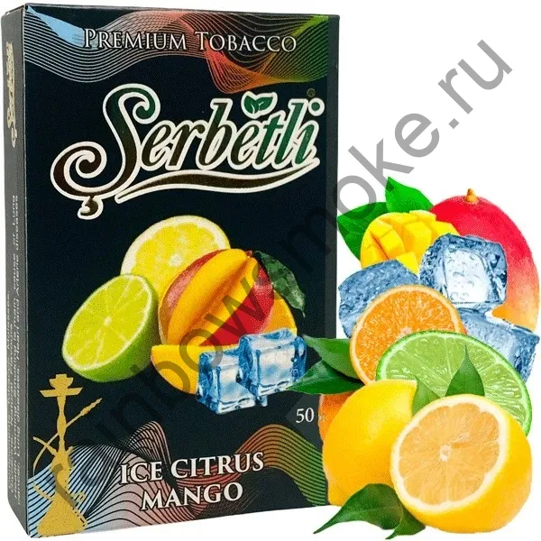 Serbetli 50 гр - Ice Citrus Mango (Ледяной Цитрус с Манго)