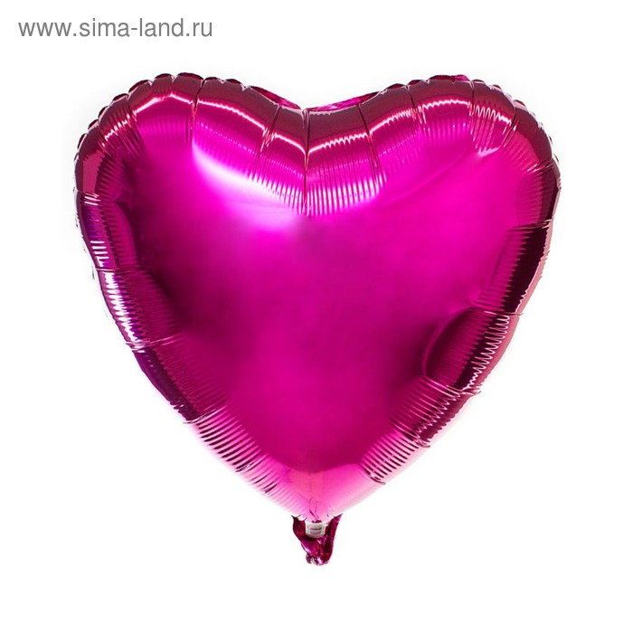 Шар сердце "Малиновый"