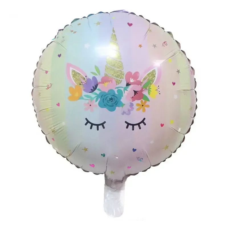 Шар круглый белый "Единорог"