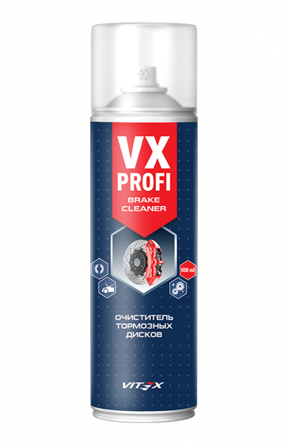 Очиститель тормозных дисков Vitex VX-PROFI, 620мл