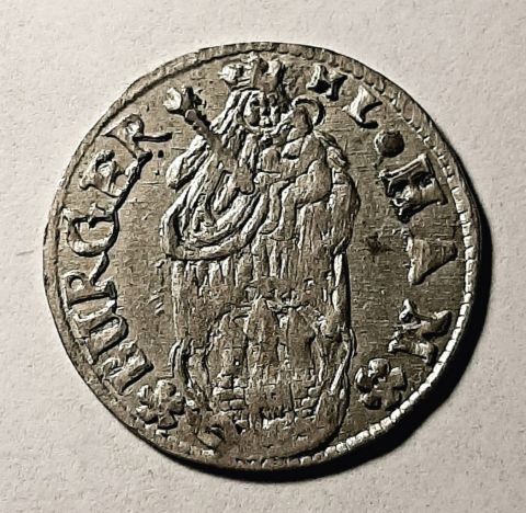 2 шиллинга 1688 Гамбург Германия UNC MS