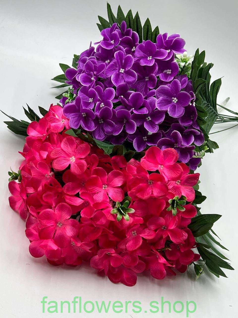 Искусственные цветы фиалки 20 шт