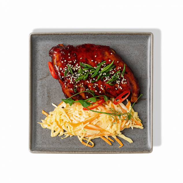 Свиные ребра с сеульским соусом