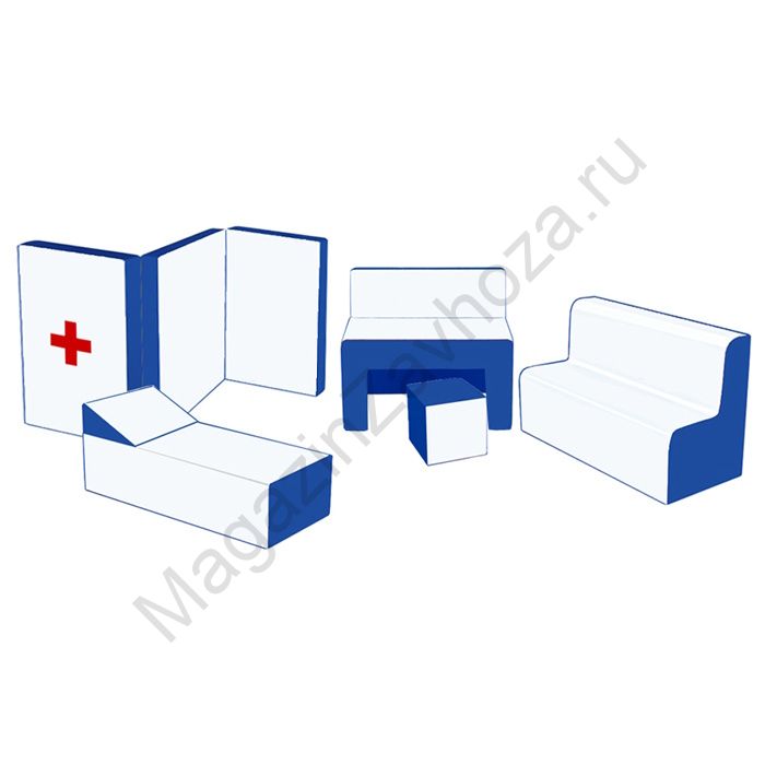 МЯГКИЙ НАБОР ДЕТСКИЙ " БОЛЬНИЦА 2 "