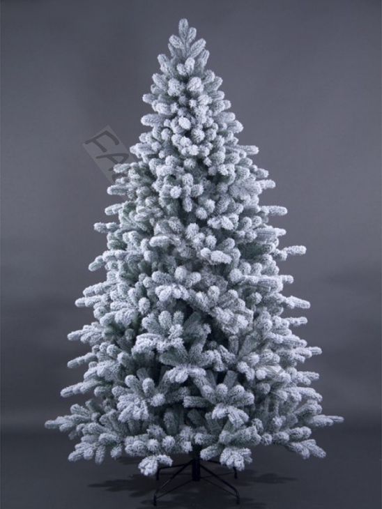 Искусственная ёлка заснеженная Max Christmas «Арктика», 180 см, d нижнего яруса 122 см, ветки смешанные