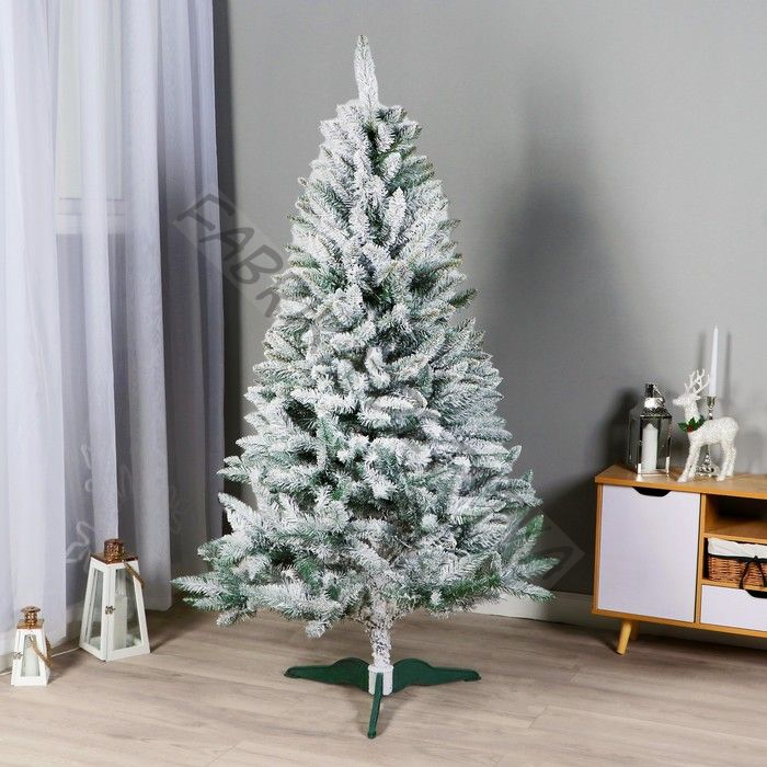 Искусственная ёлка заснеженная «Скандинавская», 150 см, ПВХ ветки отгибаются