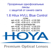 HOYA Hilux Eyas 1,6 HVLL Blue Control- сферический дизайн