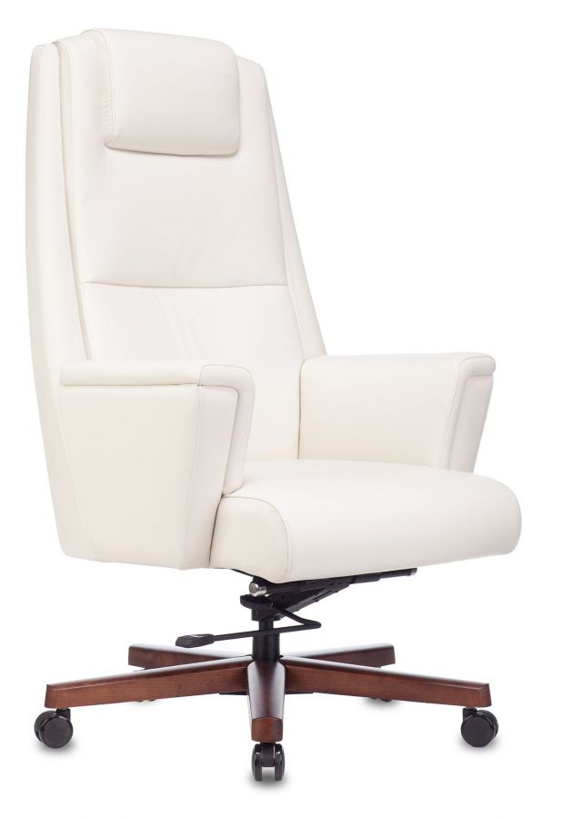 Кресло руководителя «Бюрократ DUKE» белый
