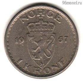 Норвегия 1 крона 1957
