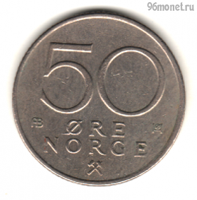 Норвегия 50 эре 1975 АВ