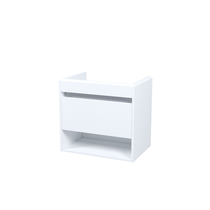 Тумба подвесная, с нишей, 60 см, белый, Zodiac X, IDDIS, ZDX60WNi95 подходит умыв. 4076000i28