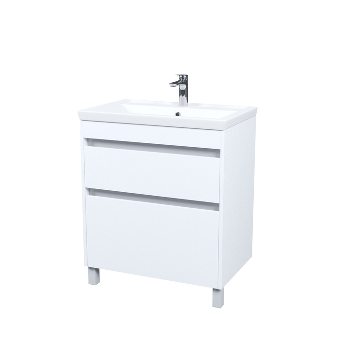 Тумба с умывальником, напольная, 70 см, белый, Zodiac X, IDDIS, ZDX70WFi95K