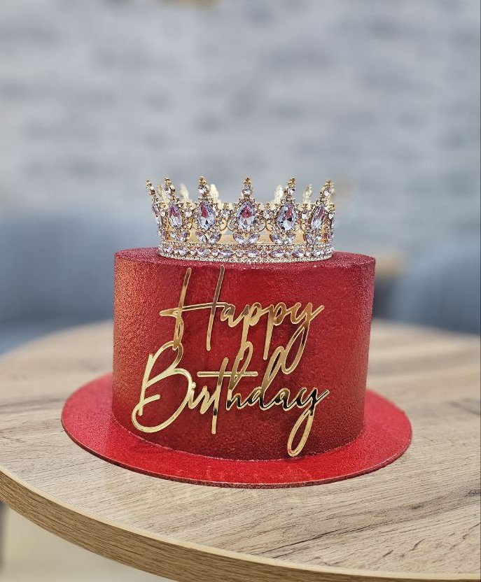 Торт "Корона" красный 2,5 кг