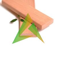 Полок из черной ольхи 27*90 мм сорт: Б