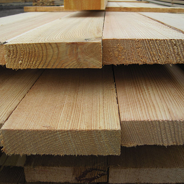 Доска обрезная из лиственницы 150*40 мм