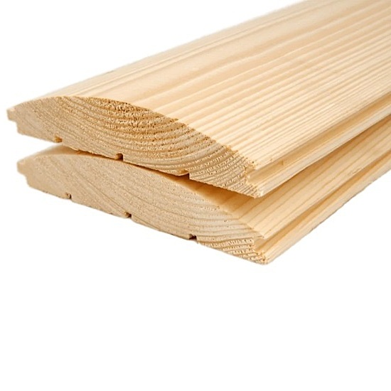 Блок хаус из Ангарской сосны 140*33 мм Сорт: Экстра