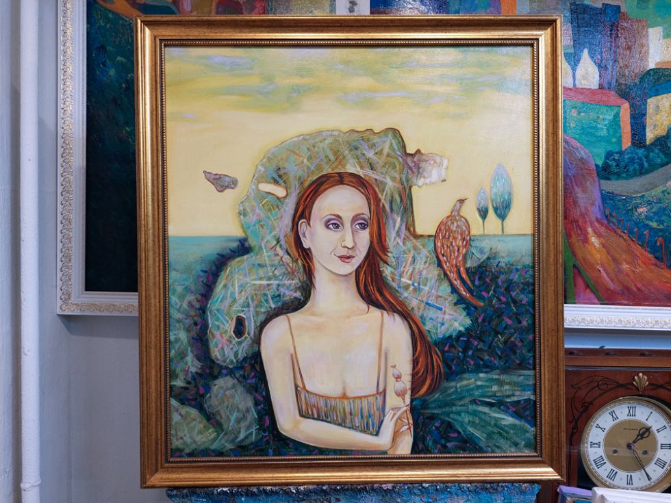 интерьерная картина "Незнакомка"