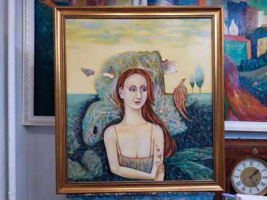 интерьерная картина "Незнакомка"