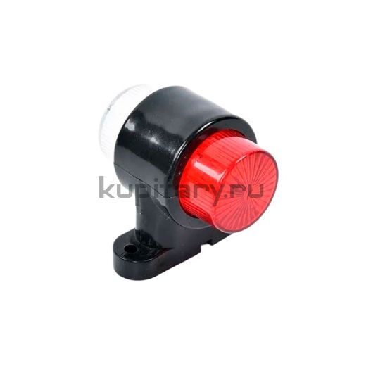 Светодиодный габаритный рожок боковой 2 Ватт красно-белый комплект 2 шт 24 Вольт GB1593