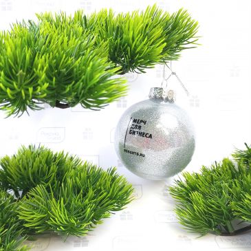 елочные шары с логотипом